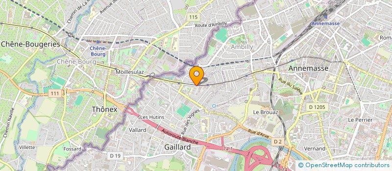 localisation de l'entreprise SCM DU PARC  GAILLARD