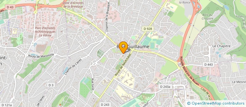 localisation de l'entreprise SCM DU PARC à BOIS-GUILLAUME