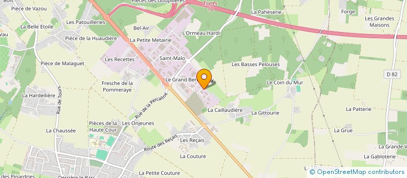 localisation de l'entreprise SCM DU PARC  ESVRES