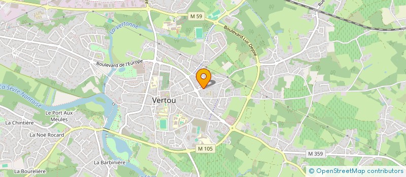 localisation de l'entreprise SCM DU PARC SAINT MARTIN  VERTOU