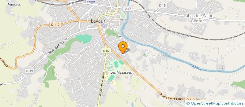 localisation de l'entreprise SCM DU PESCAYRE  LAVAUR