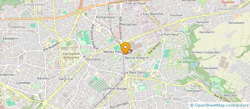 localisation de l'entreprise SCM DU PHARE à BREST