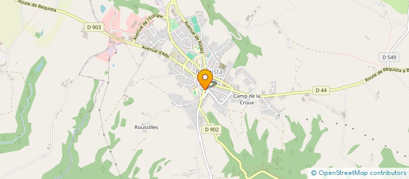 localisation de l'entreprise SCM DU POLE REQUISTANAIS DE SANTE  REQUISTA