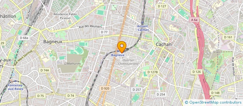 localisation de l'entreprise SCM DU PONT ROYAL CHEVROT-VU  CACHAN