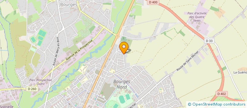 localisation de l'entreprise SCM DU PRADO  BOURGES