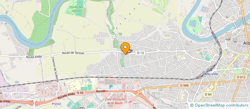 localisation de l'entreprise SCM DU PUITS DE LA GRASSE à ALBI