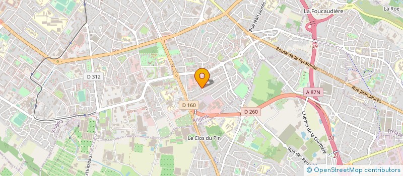 localisation de l'entreprise SCM DU RIVOLI à ANGERS