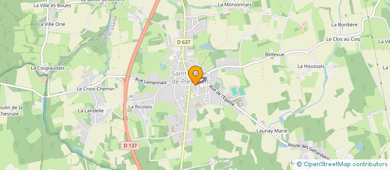 localisation de l'entreprise SCM DU ROC'H  MESNIL-ROC'H