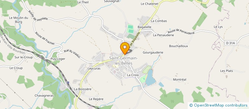 localisation de l'entreprise SCM DU ROI BLANC à MEUZAC