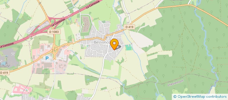 localisation de l'entreprise SCM DU SAULE  BESSONCOURT
