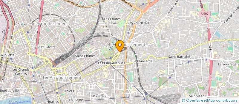 localisation de l'entreprise SCM DU SCANNER DE LA CLINIQUE BOUCHARD à MARSEILLE
