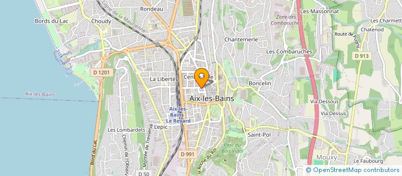 localisation de l'entreprise SCM DU SCANNER DE MAURIENNE à AIX-LES-BAINS