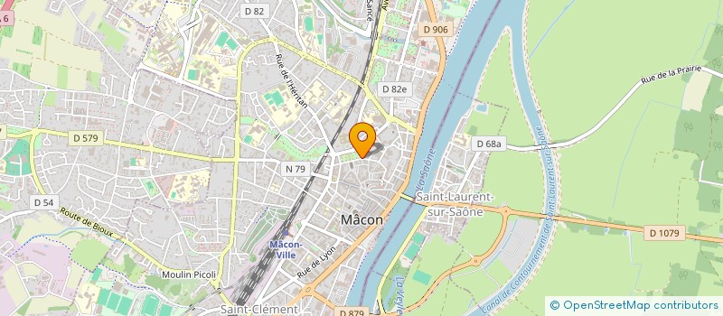 localisation de l'entreprise SCM DU SQUARE DE LA PAIX à MACON