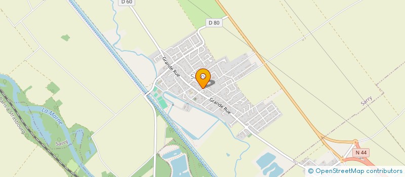 localisation de l'entreprise SCM DU THERMOT  SARRY