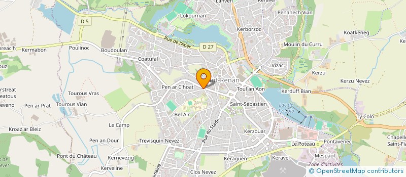 localisation de l'entreprise SCM DU TREVANT à SAINT RENAN