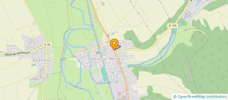 localisation de l'entreprise SCM DU VAL DE MEUSE à DIEUE-SUR-MEUSE