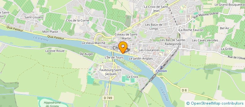 localisation de l'entreprise SCM DUBOIS LOISEAU TURQUOIS  CHINON