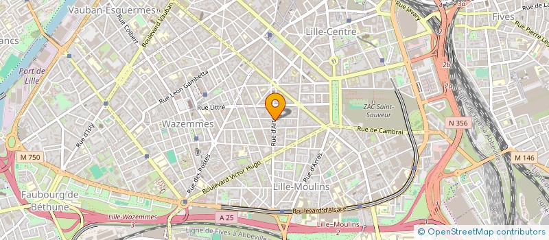 localisation de l'entreprise SCM DUC-VERS à LILLE