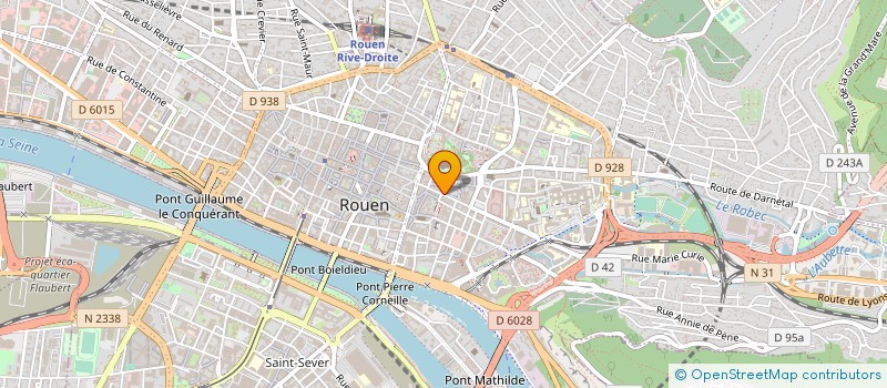 localisation de l'entreprise SCM DUCHENNE DE BOULOGNE à ROUEN