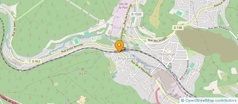 localisation de l'entreprise SCM DUFLOT ALLIEVI - ZANDER - GILLARD - PUGLIESE - FRANTZ  KNUTANGE