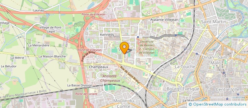 localisation de l'entreprise SCM DUGAST PICHON à RENNES