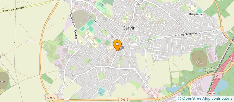 localisation de l'entreprise SCM DUHEM-VERLYCK  CARVIN