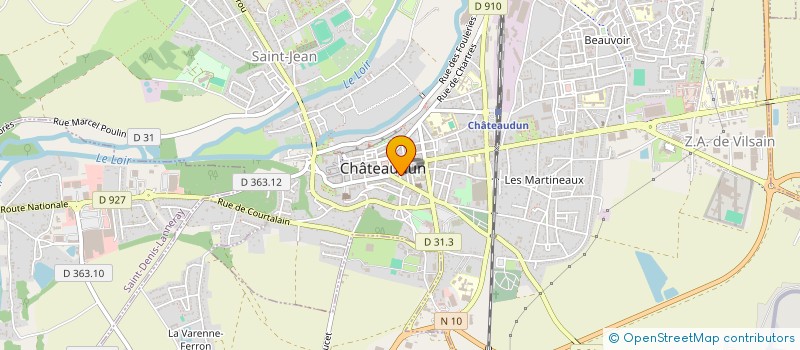 localisation de l'entreprise SCM DUNOIS DENTAIRE à CHATEAUDUN