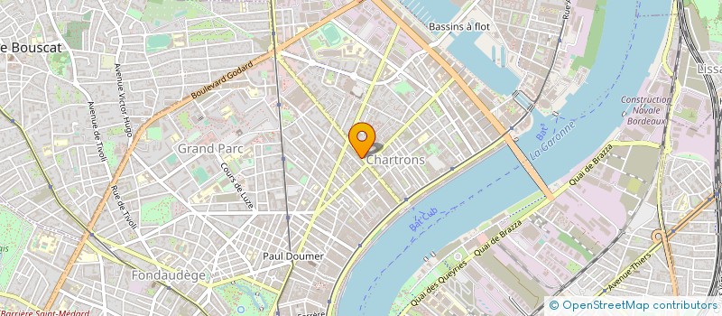 localisation de l'entreprise SCM DUPRAT BEYLARD NABET à BORDEAUX