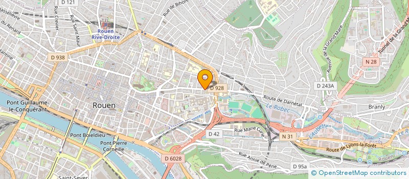 localisation de l'entreprise SCM DUPUIS ET PRIGENT à ROUEN