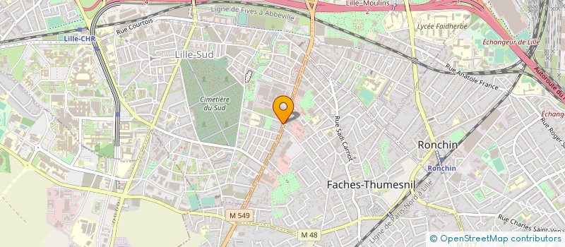 localisation de l'entreprise SCM DUPUIS HOANG à LILLE