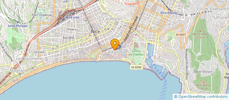localisation de l'entreprise SCM DUPUY ET PREVOST à NICE