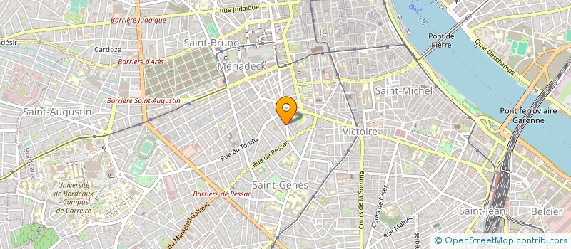 localisation de l'entreprise SCM DURAN SAINT MARTIN  BORDEAUX