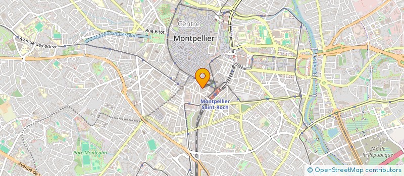 localisation de l'entreprise SCM DURAND  MONTPELLIER