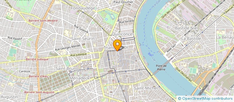 localisation de l'entreprise SCM DURAND SOHM à BORDEAUX
