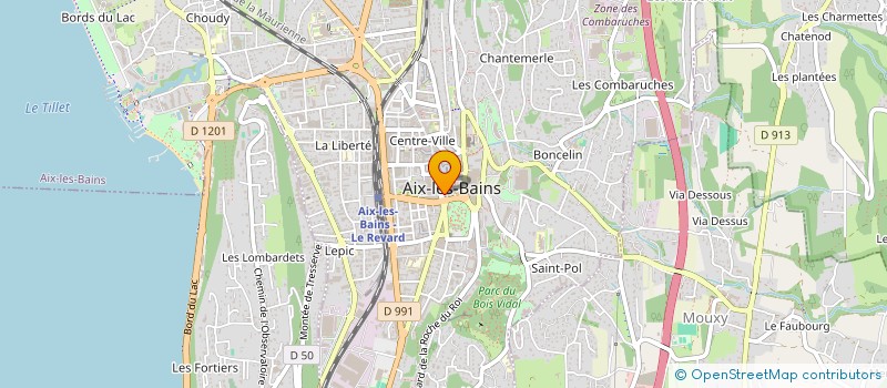 localisation de l'entreprise SCM DURBIANO à AIX-LES-BAINS