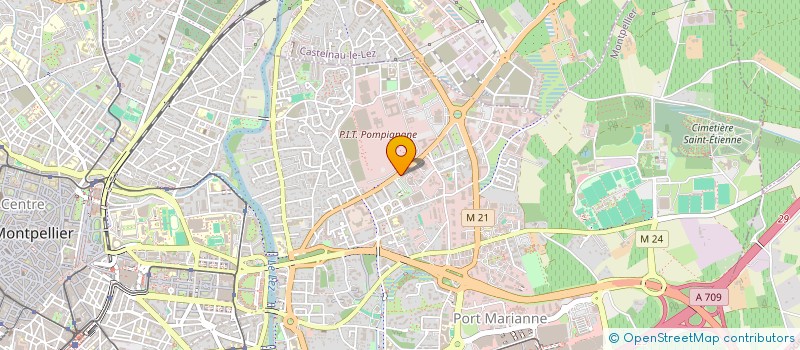 localisation de l'entreprise SCM DUSFOUR JUAN RUI  MONTPELLIER