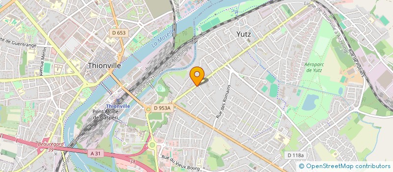 localisation de l'entreprise SCM DUVIGNEAUDSCHELTIEN  YUTZ