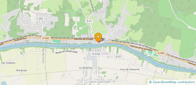 localisation de l'entreprise SCM ECHAPPE ET CHAMINADE à MOULEYDIER