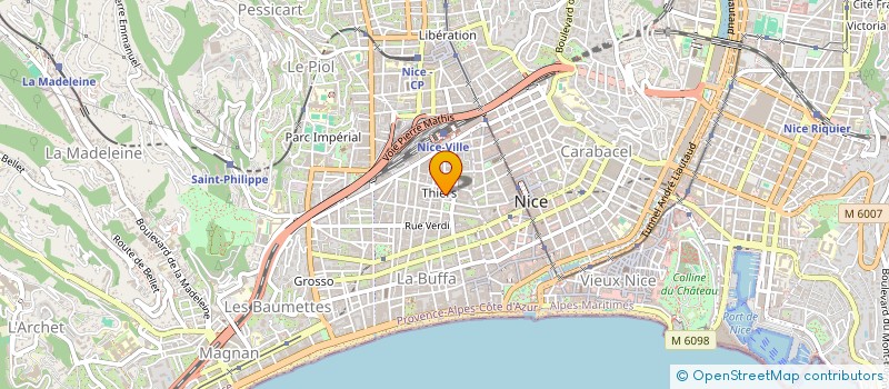 localisation de l'entreprise SCM ECHO 10 à NICE