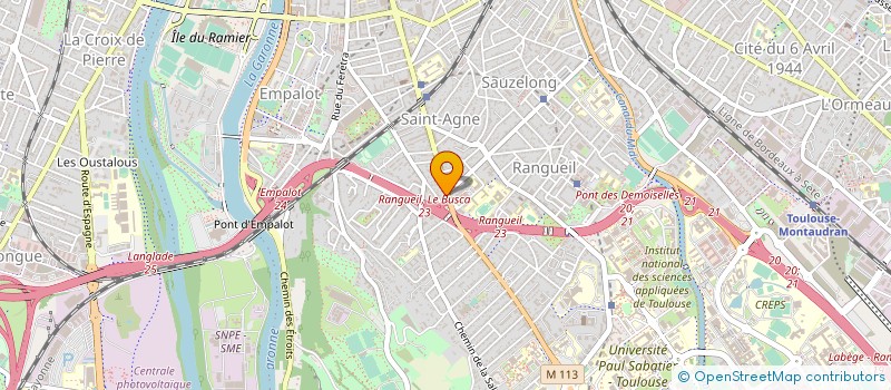 localisation de l'entreprise SCM ECHO RAD à TOULOUSE