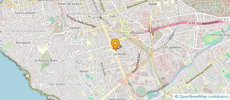 localisation de l'entreprise SCM ECHOGRAP MAGNAN ALLANIC à MARSEILLE
