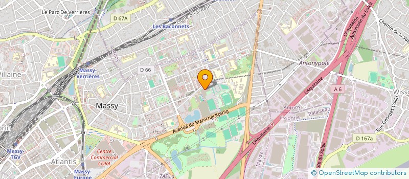 localisation de l'entreprise SCM ECJC  MASSY