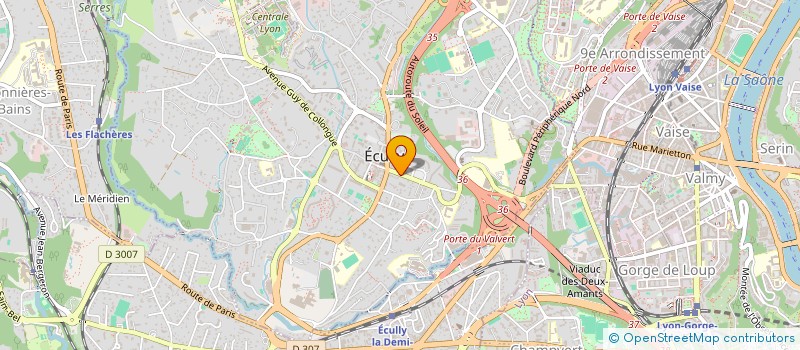 localisation de l'entreprise SCM ECULLY  ECULLY