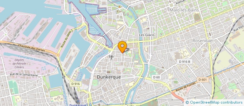 localisation de l'entreprise SCM EGRET & DHOINE& GSTACH à DUNKERQUE