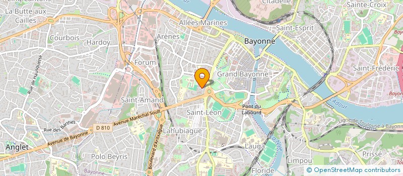 localisation de l'entreprise SCM ELICAGARAY ARRAMON-TUCOO à BAYONNE
