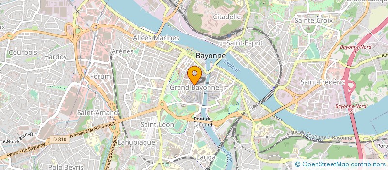 localisation de l'entreprise SCM ELIET DANIEL ET PATUREL CEDRIC à BAYONNE
