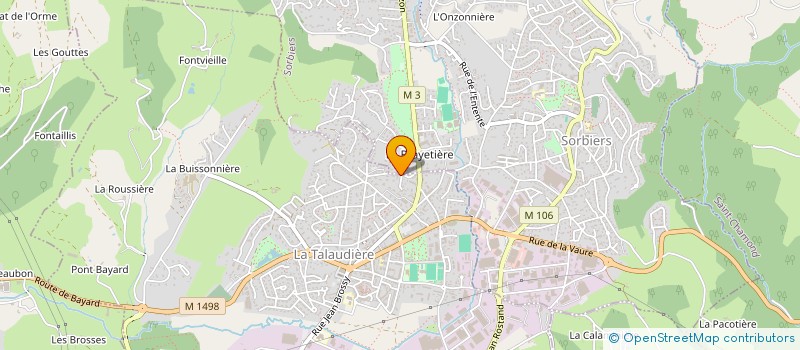 localisation de l'entreprise SCM EMAO  LA TALAUDIERE