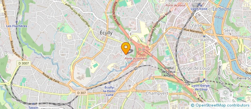 localisation de l'entreprise SCM EMG2 à ECULLY
