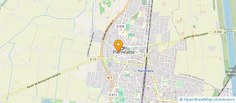 localisation de l'entreprise SCM EPELLY à PIERRELATTE
