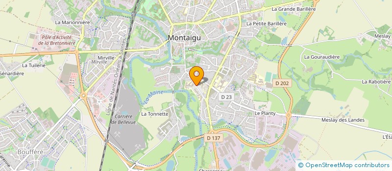 localisation de l'entreprise SCM EPIONE à MONTAIGU-VENDEE